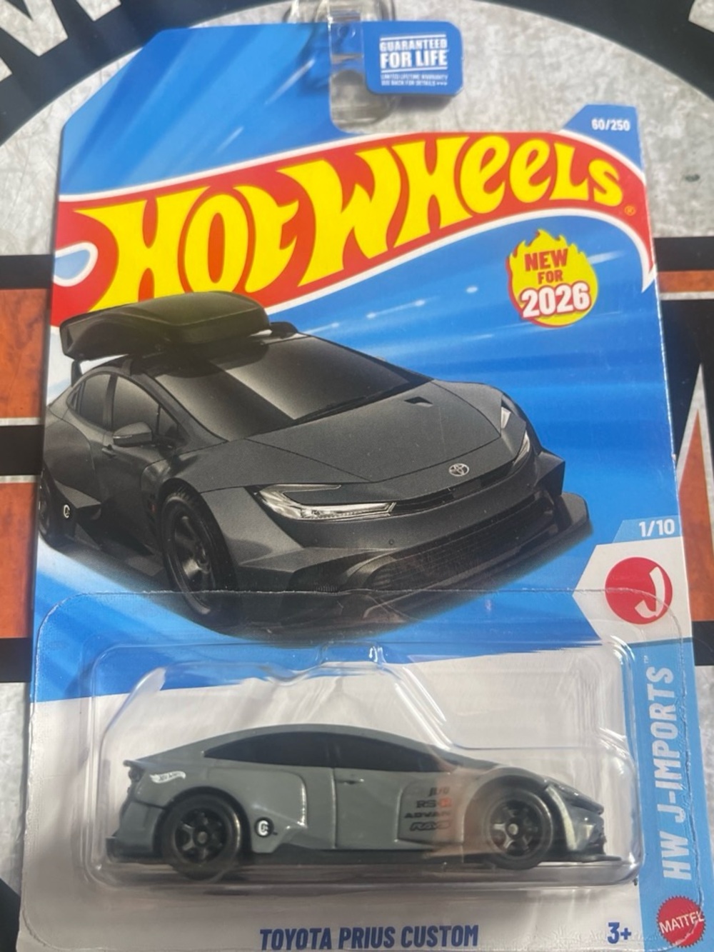 Hot Wheels Toyota Prius Custom - Gray Die-Cast Car